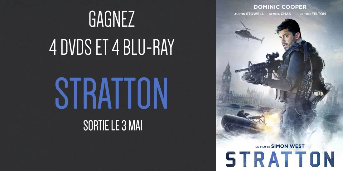 Illustration du jeu concours Gagnez des DVD et Blu-ray du film "Stratton"