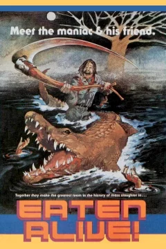 Affiche du film = Le crocodile de la mort