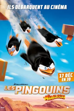 Affiche du film = Les Pingouins de Madagascar