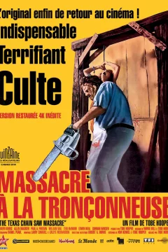 Affiche du film = Massacre a la tronconneuse