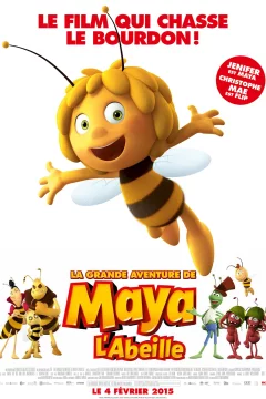 Affiche du film = La Grande aventure de Maya l'abeille