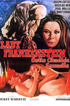 Affiche du film = Lady frankenstein cette obsedee sexue