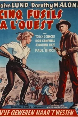 Affiche du film Cinq fusils a l'ouest
