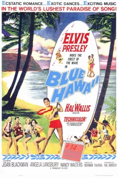 Affiche du film = Sous le ciel bleu d'Hawaï