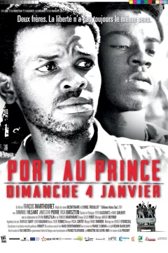Affiche du film = Port-au-Prince, dimanche 4 janvier