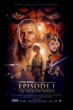 Affiche du film = Star Wars : Episode I - La menace fantôme