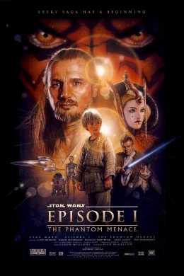 Affiche du film Star Wars : Episode I - La menace fantôme