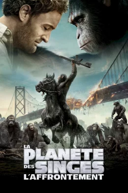Affiche du film La planète des singes : l'affrontement