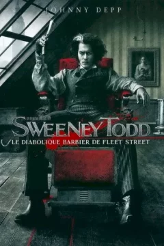 Affiche du film = Sweeney Todd, le diabolique barbier de Fleet Street