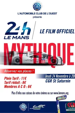 Affiche du film Les 24 heures du Mans