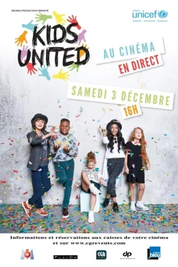 Affiche du film Kids United, le concert