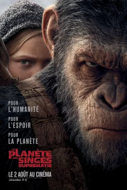 Affiche du film La planète des singes - Suprématie