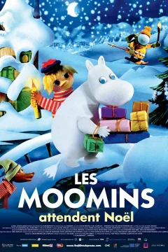 Affiche du film = Les Moomins attendent Noël