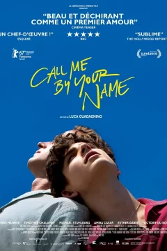 Affiche du film = Call Me by Your Name