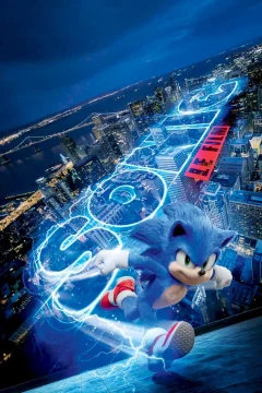 Affiche du film = Sonic, le film