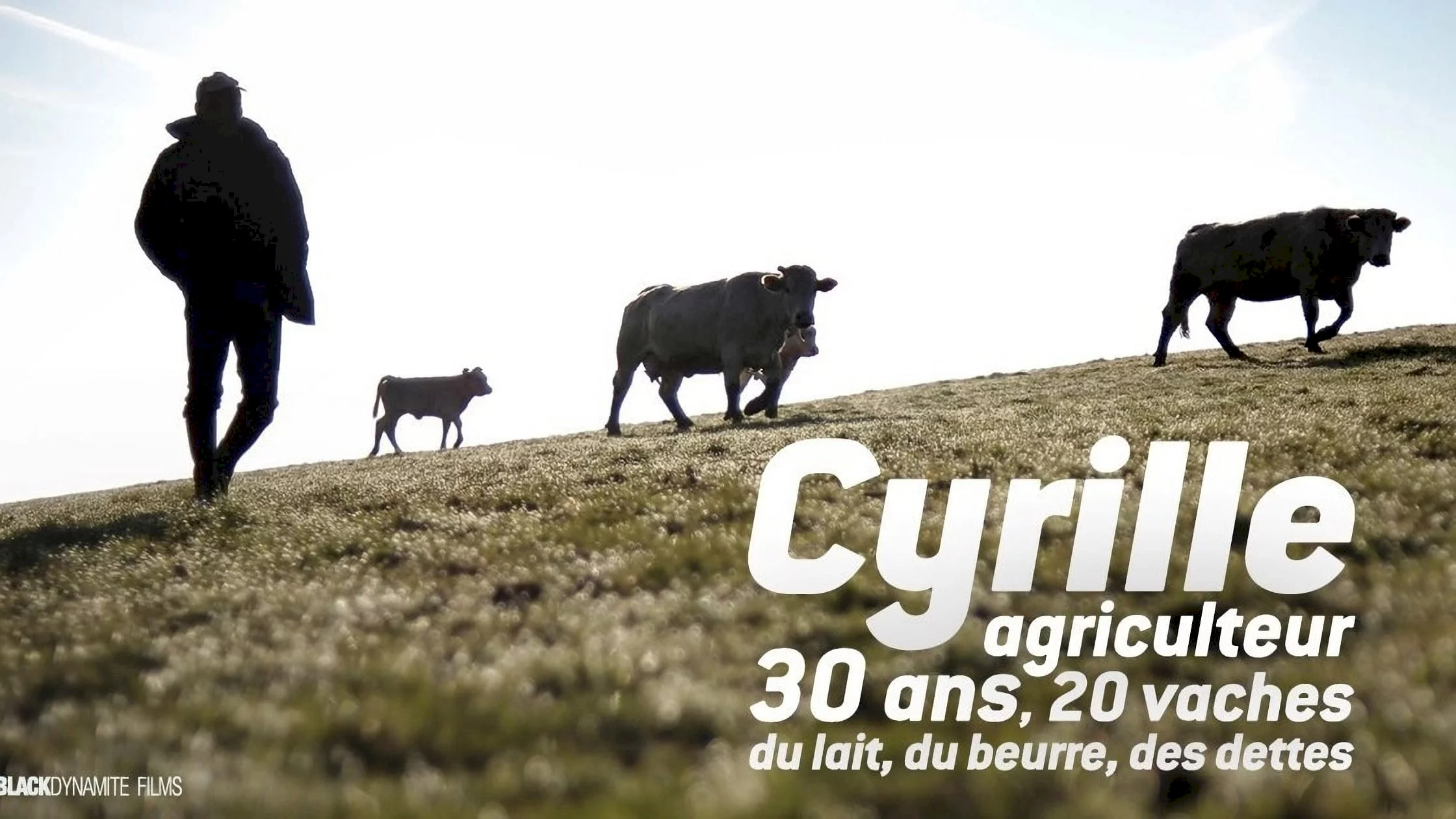 Photo 1 du film : Cyrille, agriculteur, 30 ans, 20 vaches, du lait, du beurre, des dettes