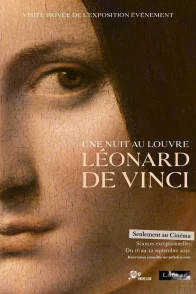 Affiche du film : Une nuit au Louvre : Léonard de Vinci