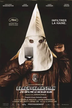 Affiche du film = BlacKkKlansman : j'ai infiltré le Ku Klux Klan