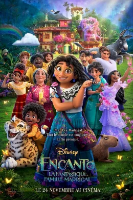 Affiche du film Encanto, la fantastique famille Madrigal