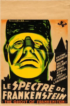 Affiche du film = Le spectre de Frankenstein