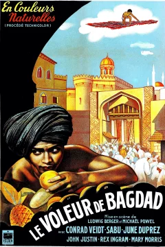 Affiche du film = Le voleur de Bagdad