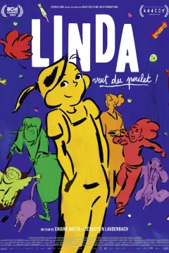 Affiche du film = Linda veut du poulet !