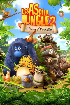 Affiche du film = Les As de la Jungle : Le trésor du Vieux Jim