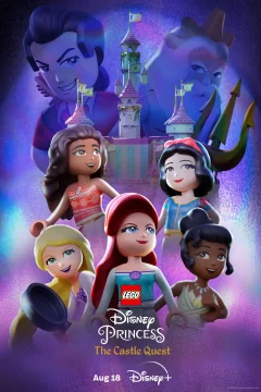Affiche du film = LEGO Princesses Disney : Les Aventures au Château