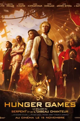 Affiche du film Hunger Games: la Ballade du serpent et de l'oiseau chanteur