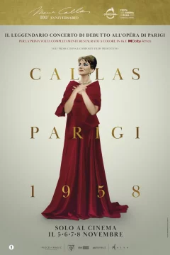 Affiche du film = Callas - Paris, 1958
