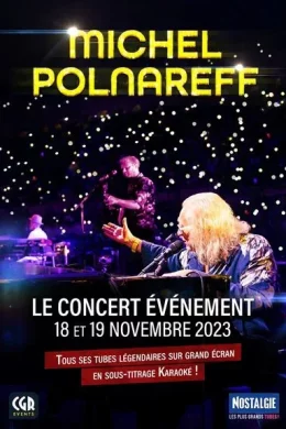 Affiche du film Michel Polnareff : le concert iconique au cinéma