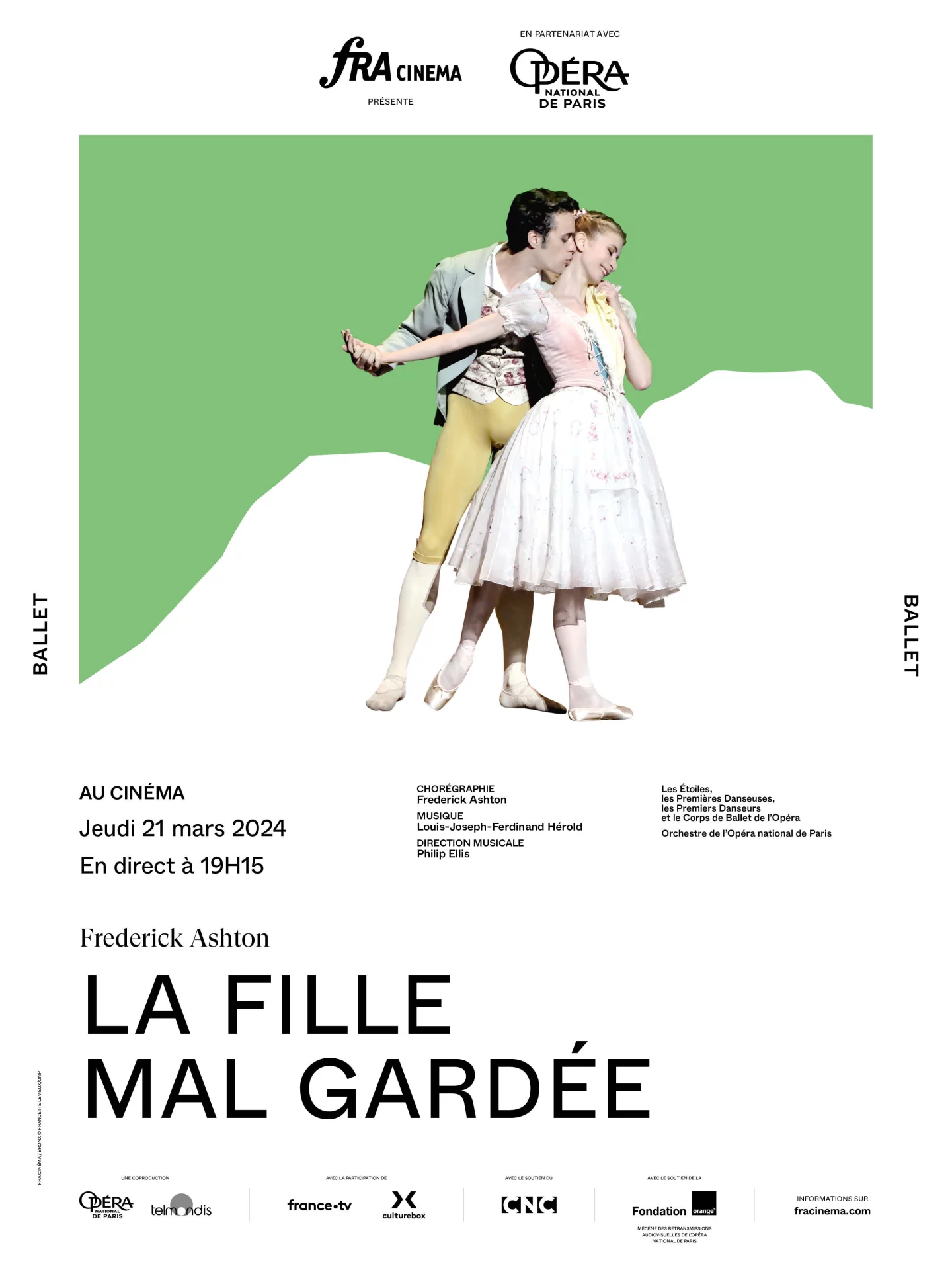 Photo du film : La fille mal gardée (Opéra de Paris)