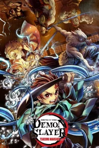 Affiche du film : Demon Slayer: Kimetsu no Yaiba - Tsuzumi Mansion Arc