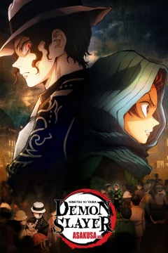 Affiche du film = Demon Slayer: Kimetsu no Yaiba - Asakusa Arc