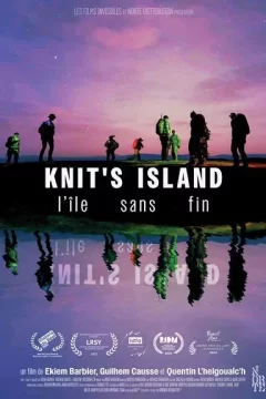 Affiche du film = Knit's Island, l'île sans fin