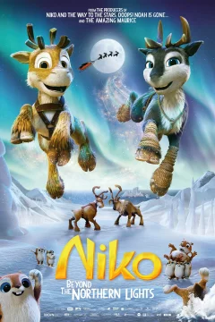 Affiche du film = Niko le petit renne, mission Père Noël
