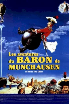 Affiche du film = Les aventures du Baron de Münchausen