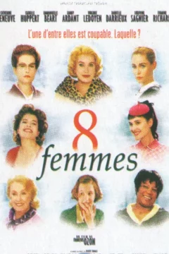 Affiche du film = 8 femmes