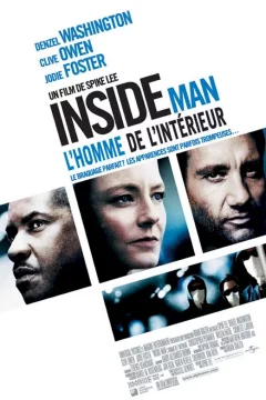 Affiche du film = Inside man (l'homme de l'interieur)