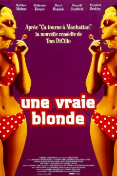 Affiche du film = Une vraie blonde