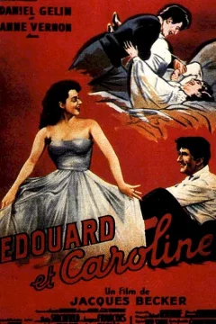 Affiche du film = Edouard et caroline