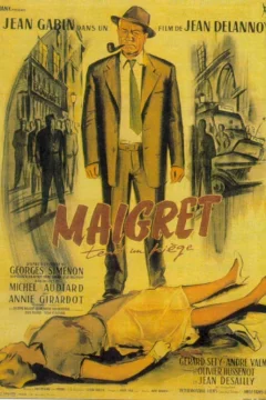 Affiche du film = Maigret tend un piège
