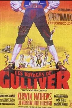 Affiche du film = Les voyages de Gulliver