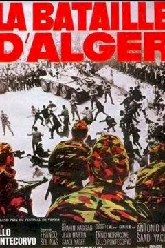 Affiche du film = La bataille d'Alger