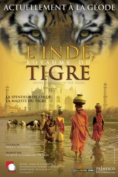 Affiche du film = L'Inde, royaume du tigre