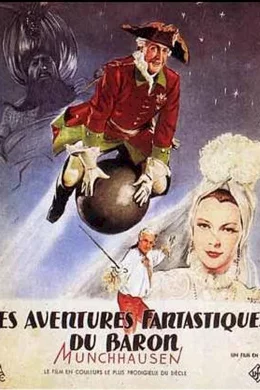 Affiche du film Les aventures fantastiques du baron de Munchausen