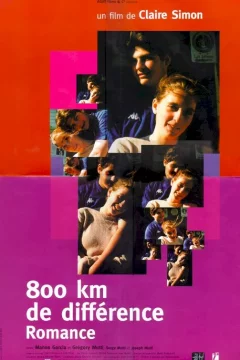 Affiche du film = 800 km de difference / romance