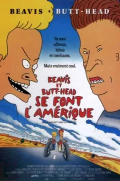 Affiche du film = Beavis et Butt-Head se font l'Amérique