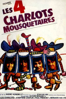 Affiche du film Les quatre charlots mousquetaires