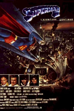 Affiche du film = Superman II, l'aventure continue